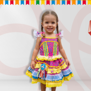 Conjunto Junino Floral