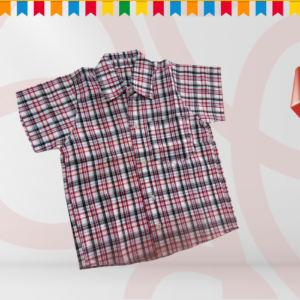 Camisa Junina Xadrez