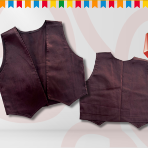 Colete Junino Marrom